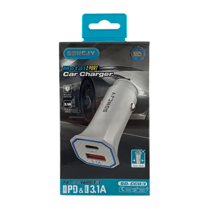 Dual-Port Car Charger Adapter
