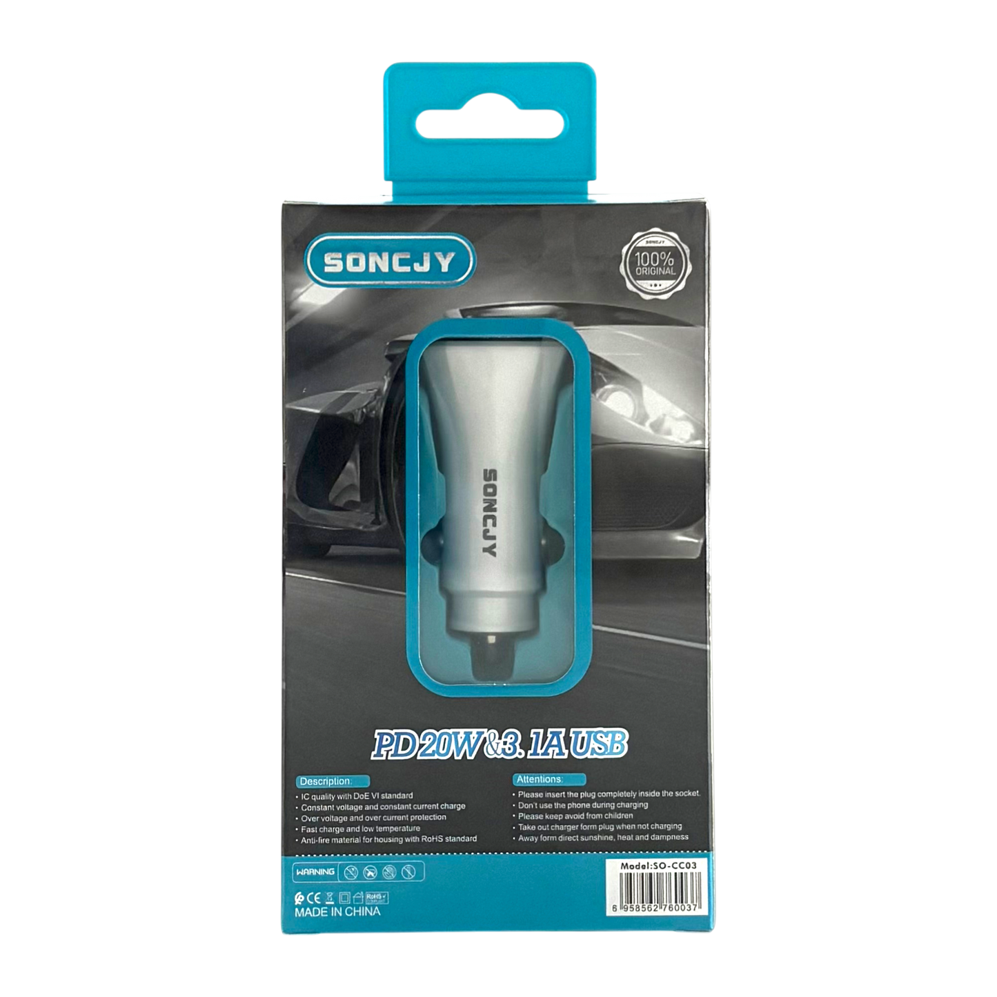 Dual-Port Car Charger Adapter