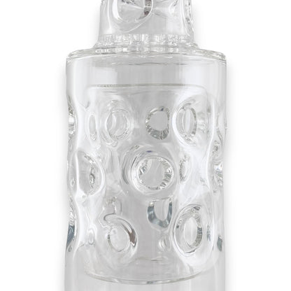 16" Straight Shooter Water Pipe with Screw Percolators - Blue