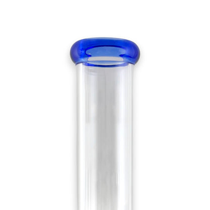 16" Straight Shooter Water Pipe with Screw Percolators - Blue