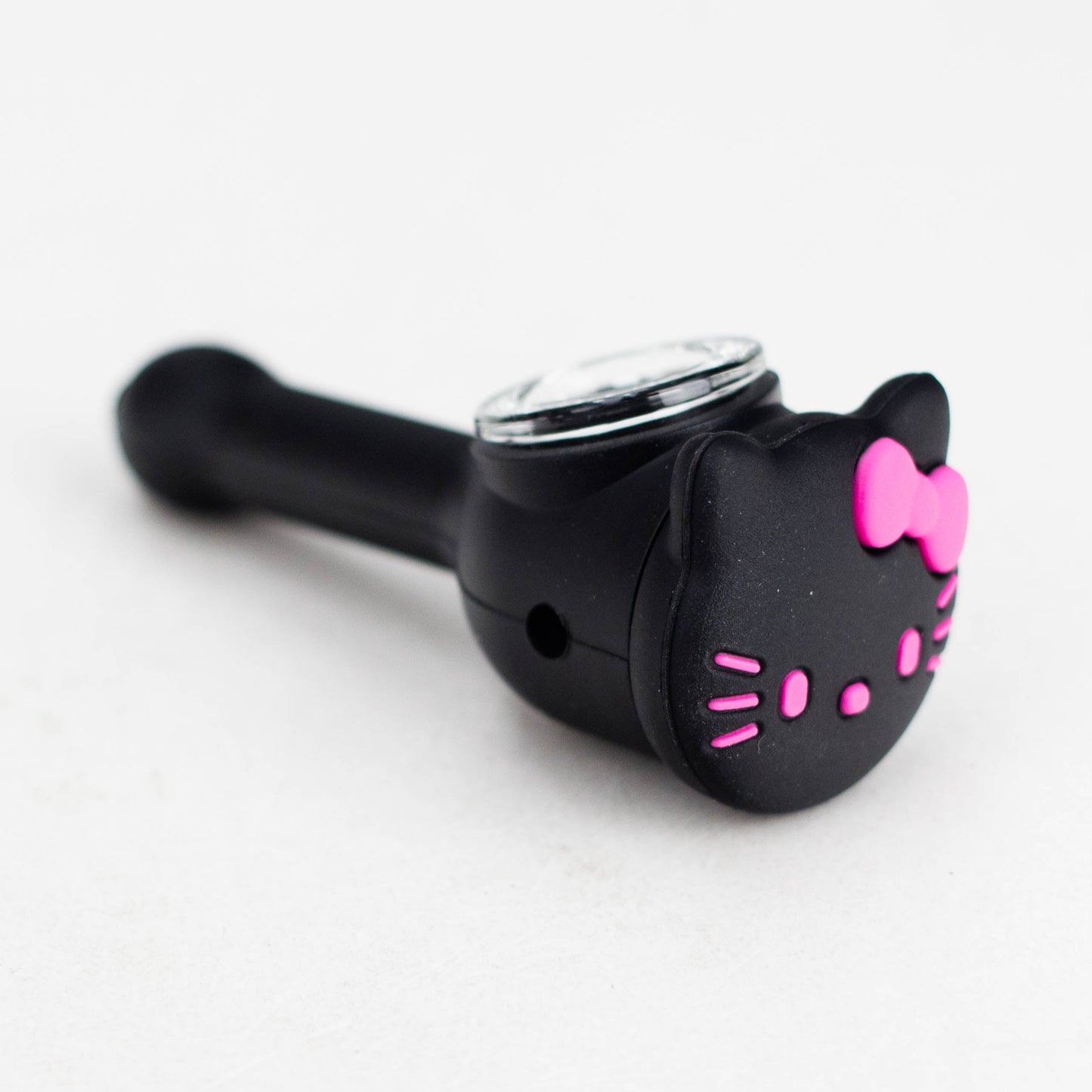 4" Kitty Design Silicon and Glass pipe