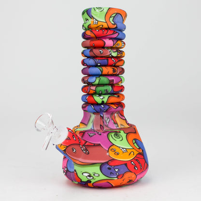 9"-15" extendable silicone water bong