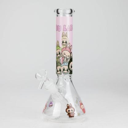 10" Popular Character Design Glass Beaker Bong