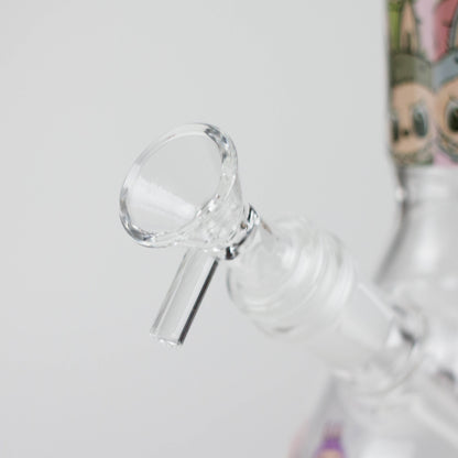 10" Popular Character Design Glass Beaker Bong
