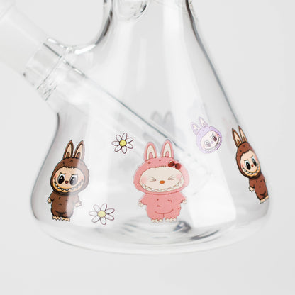 10" Popular Character Design Glass Beaker Bong