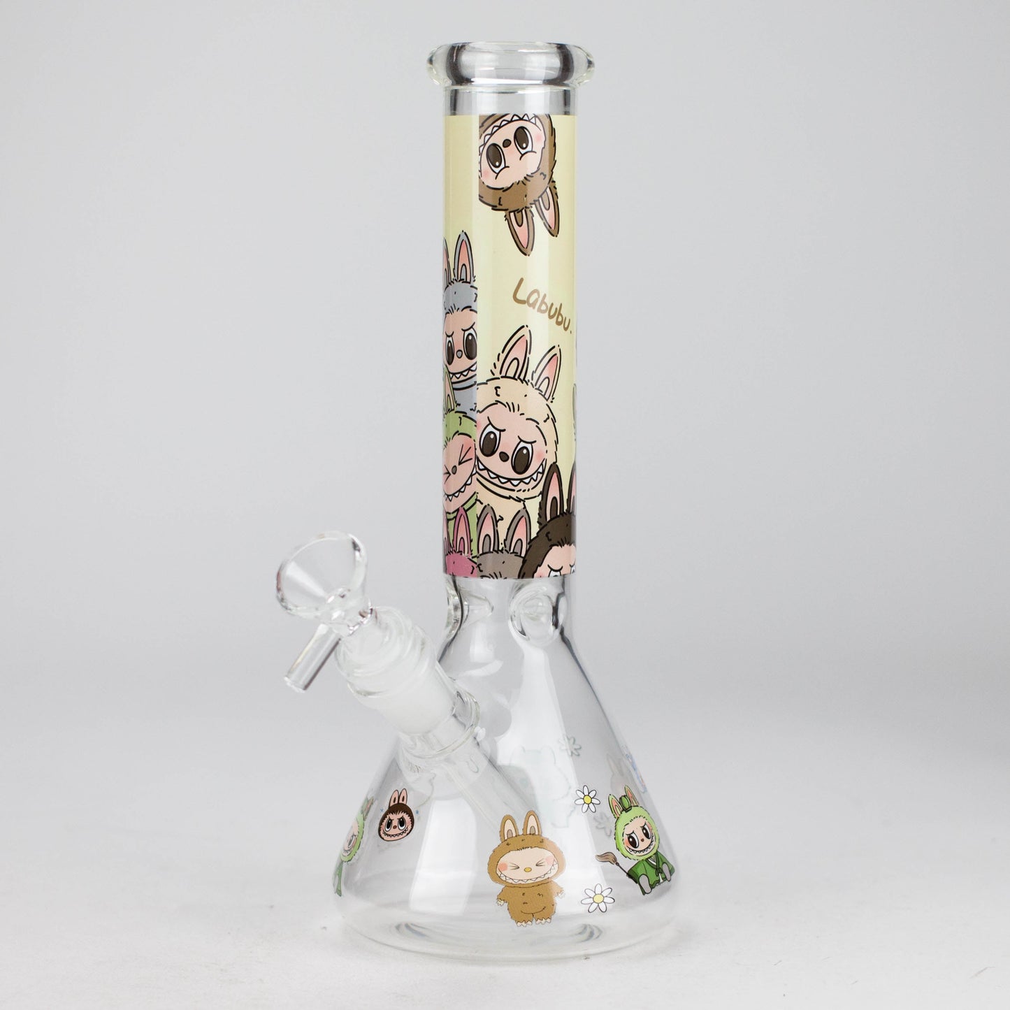10" Popular Character Design Glass Beaker Bong