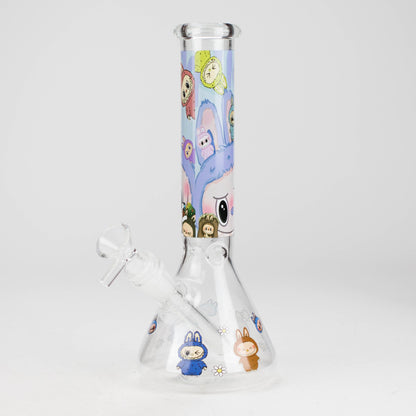 10" Popular Character Design Glass Beaker Bong