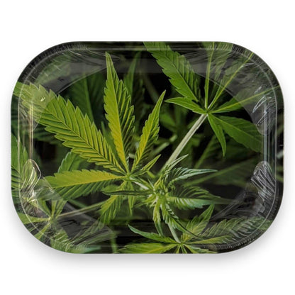 HighVibe 420 Leaf Metal Rolling Trays
