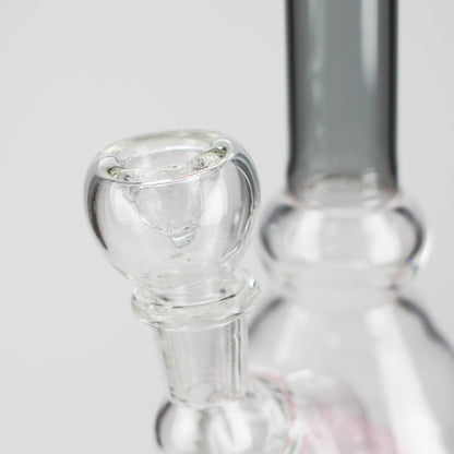 6" Cone difuser assorted bong | 14mm Bowl Joint | Stemless Design