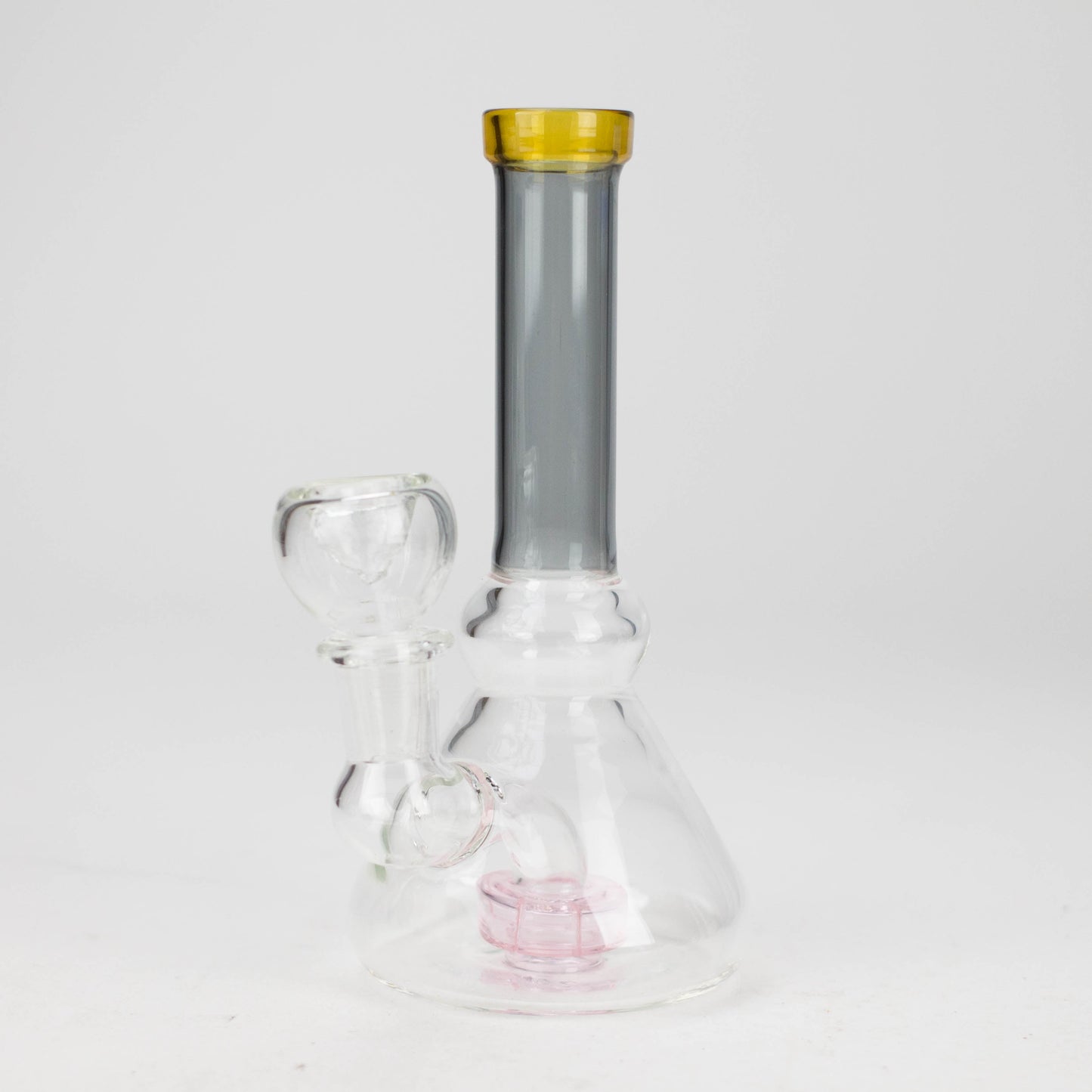 6" Cone difuser assorted bong | 14mm Bowl Joint | Stemless Design