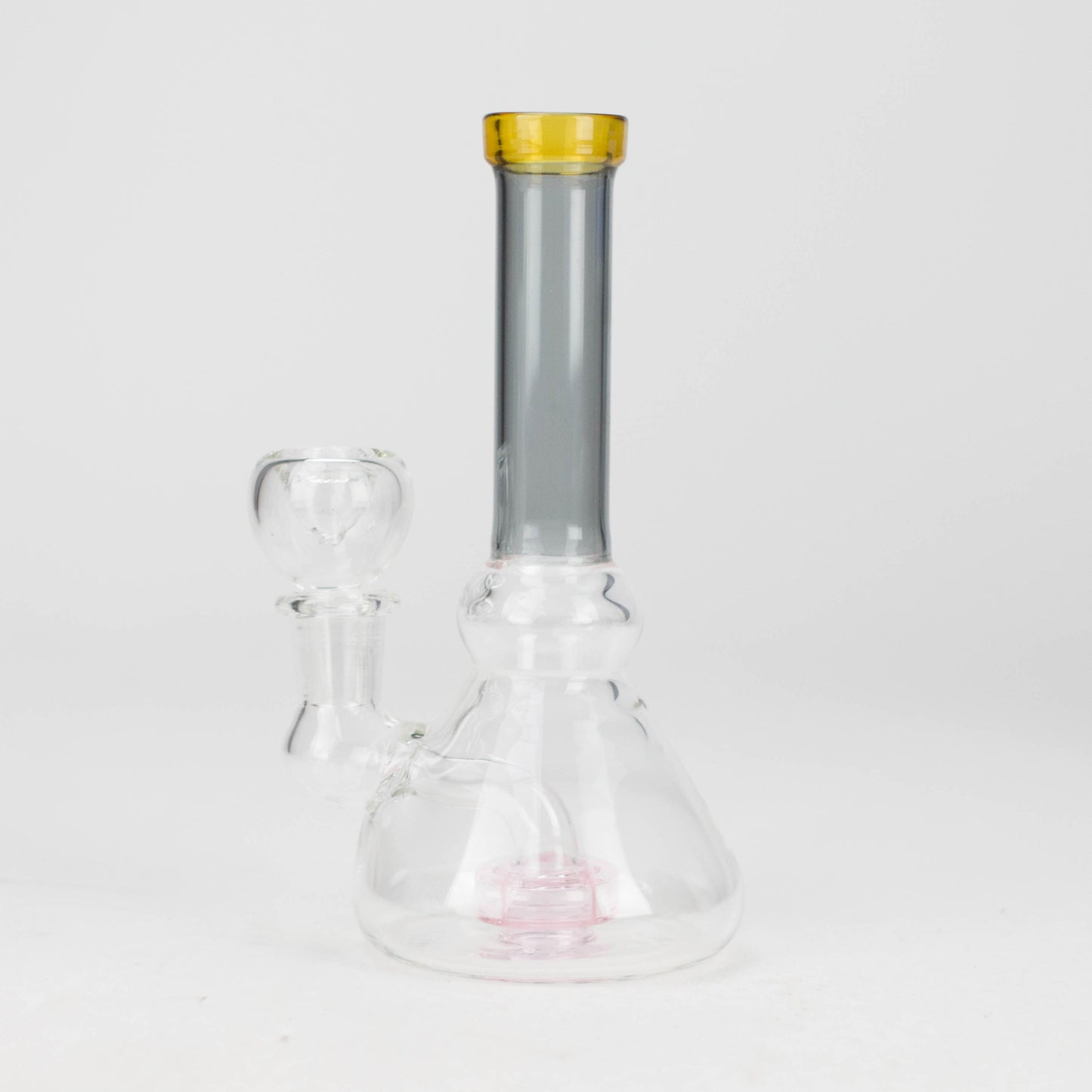 6" Cone difuser assorted bong | 14mm Bowl Joint | Stemless Design