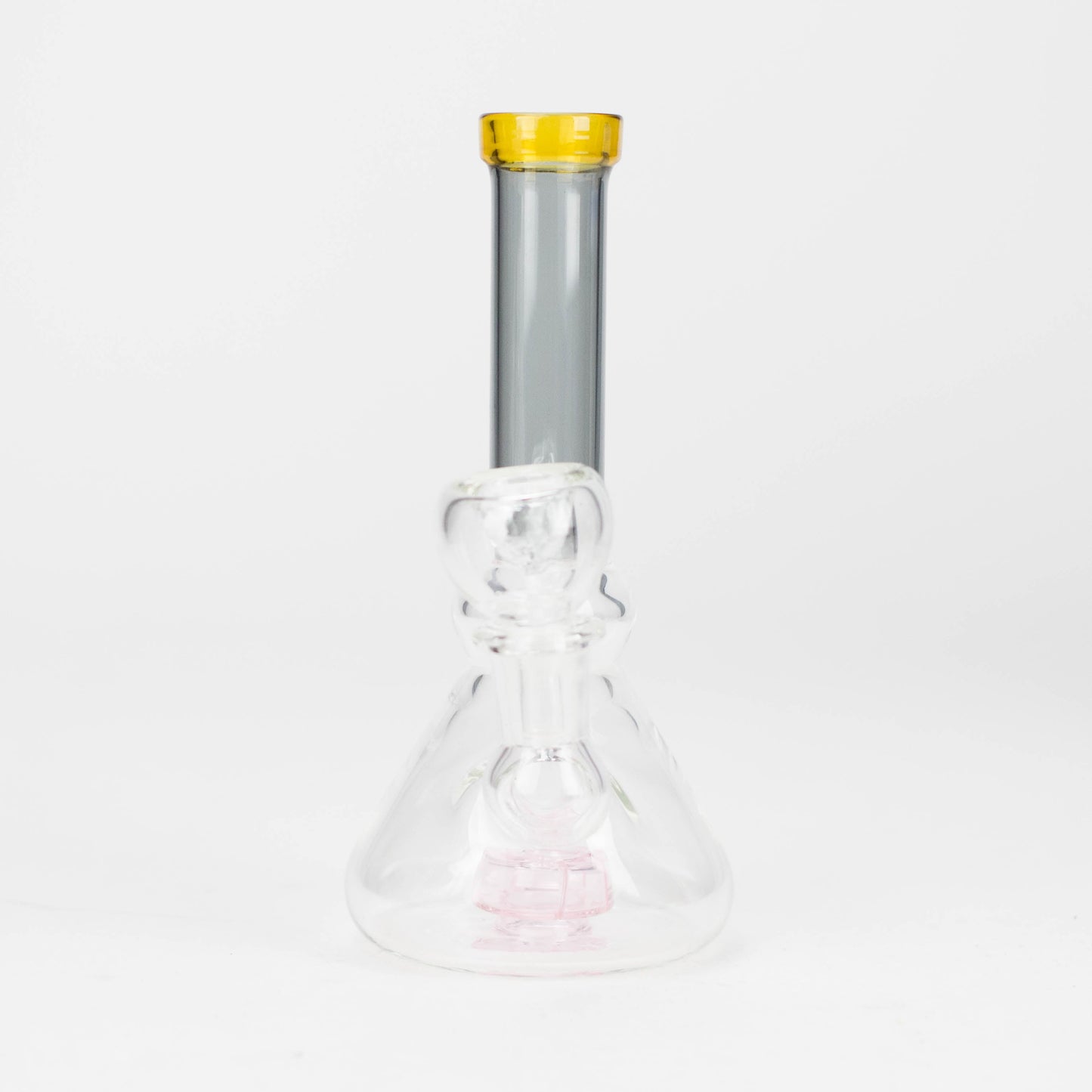 6" Cone difuser assorted bong | 14mm Bowl Joint | Stemless Design