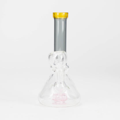 6" Cone difuser assorted bong | 14mm Bowl Joint | Stemless Design