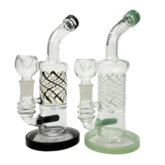 10" Glass Bong with Inline Diffuser
