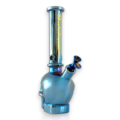 Fortune | 14" Electroplated 7MM Skull Bong