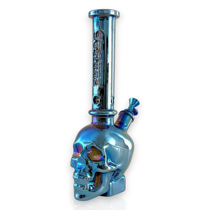 Fortune | 14" Electroplated 7MM Skull Bong