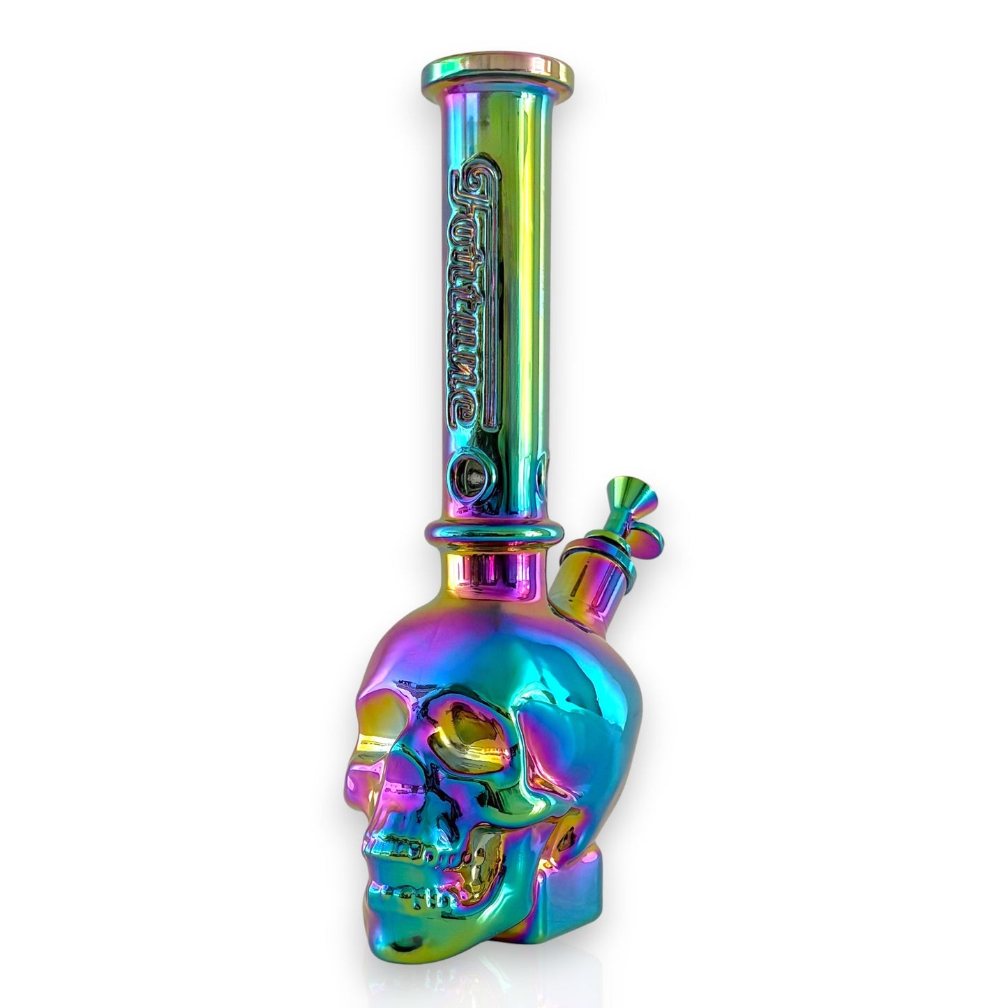 Fortune | 14" Electroplated 7MM Skull Bong