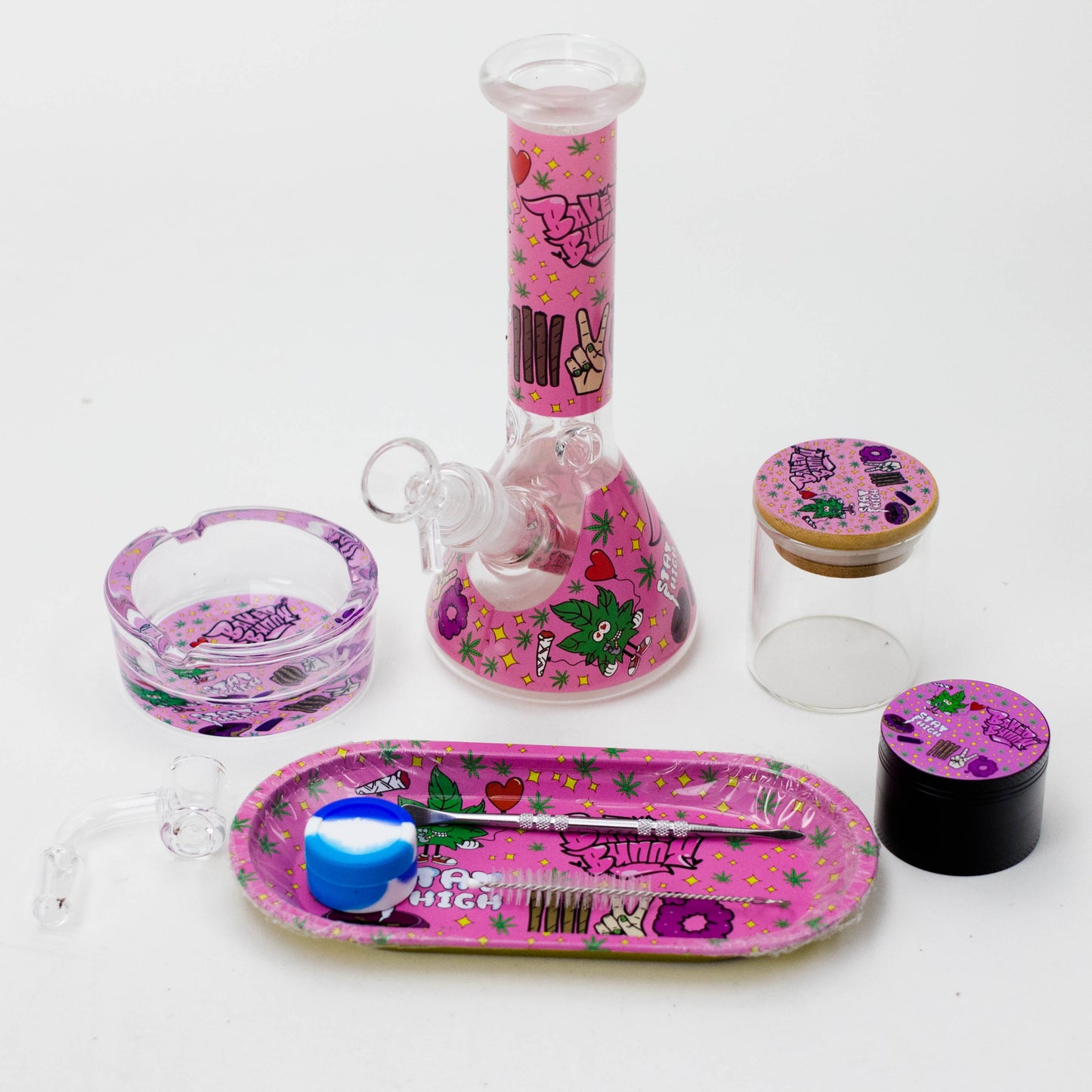 10-in-1 Smoke Set Complete Smoking Kit