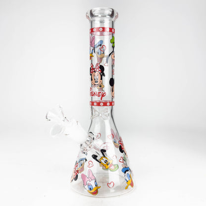 10" Carton Duck Design Glass Beaker Bong