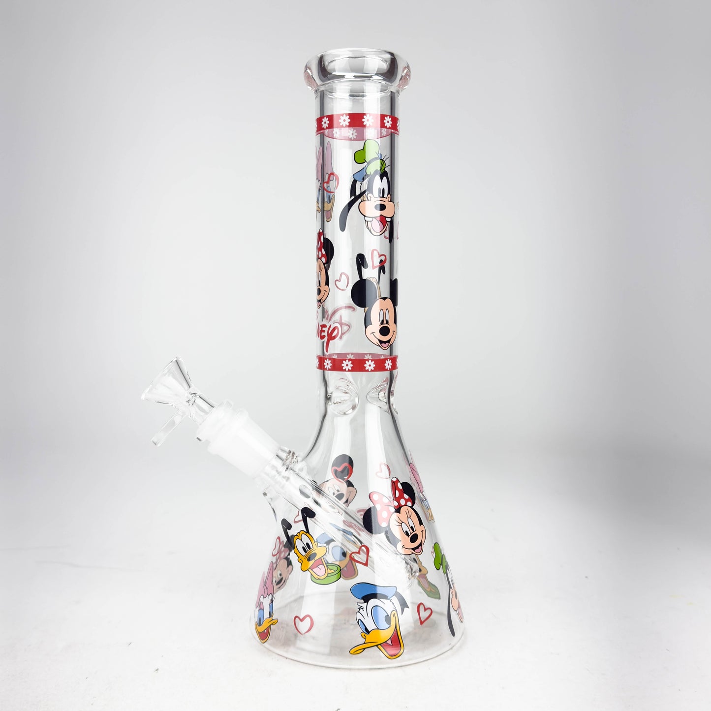 10" Carton Duck Design Glass Beaker Bong