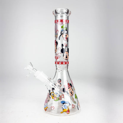 10" Carton Duck Design Glass Beaker Bong