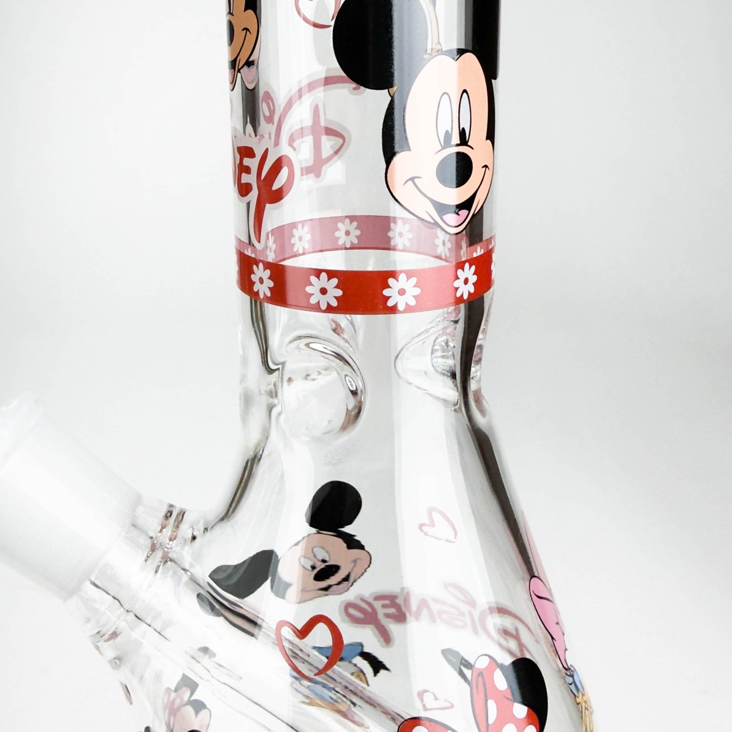 10" Carton Duck Design Glass Beaker Bong