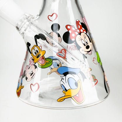 10" Carton Duck Design Glass Beaker Bong