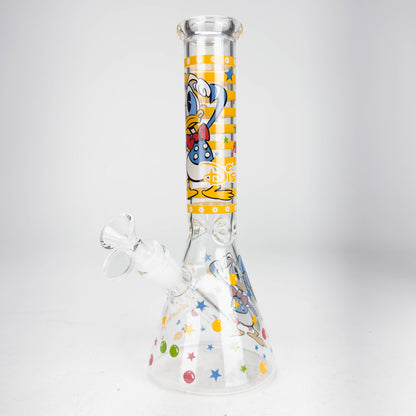 10" Carton Duck Design Glass Beaker Bong