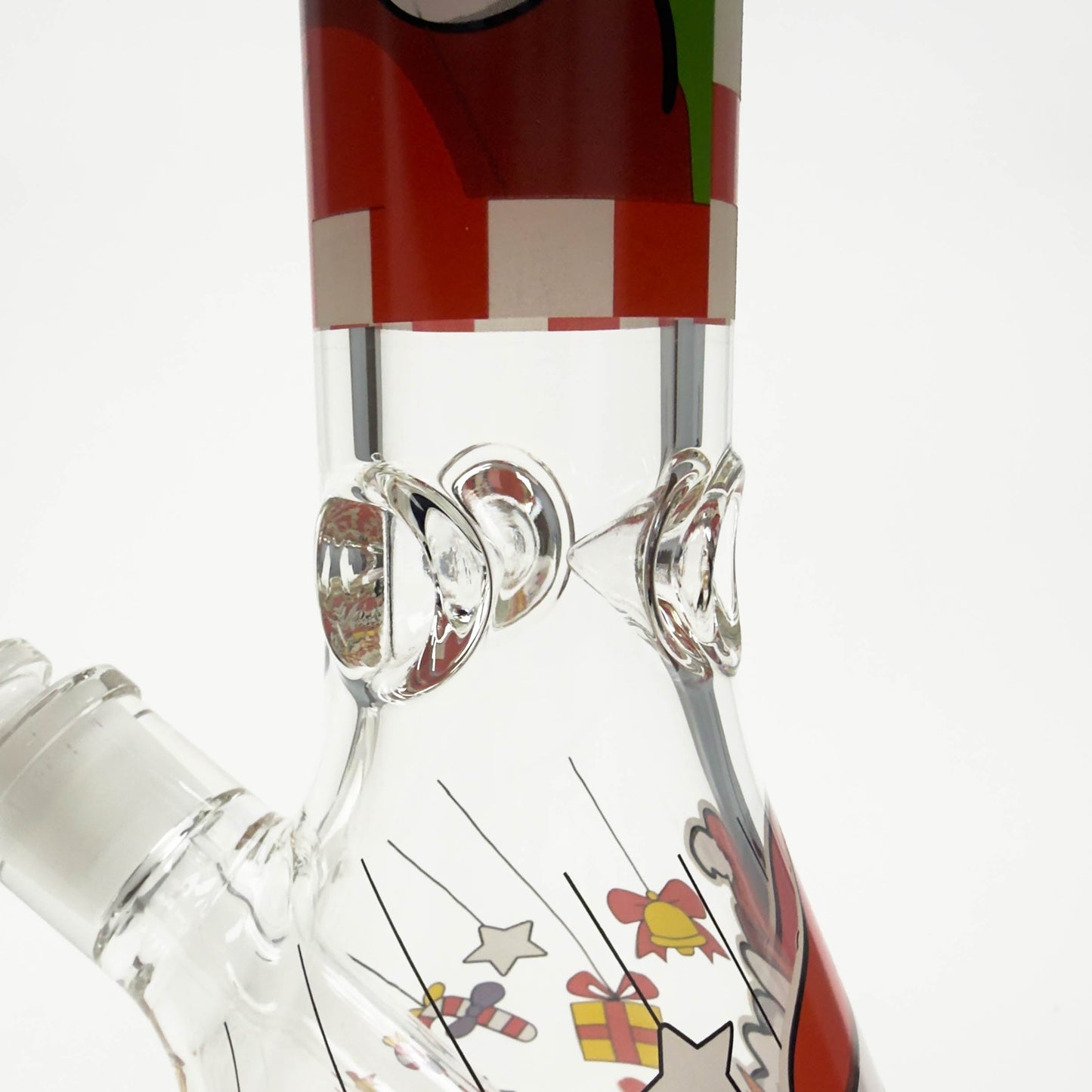 14" Holiday Series 7mm Thick Glass Water Bong – Glow in the Dark