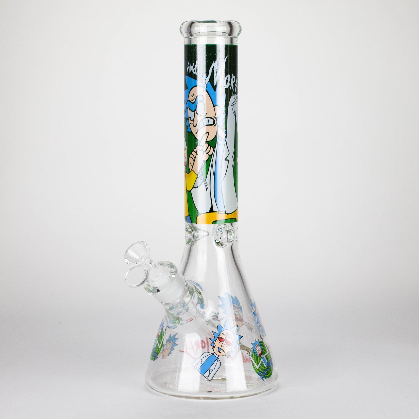 14" 7mm RM Glass Bong – Heavy Duty Beaker Water Pipe [FTLL06]