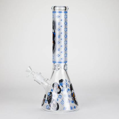 14" 7mm Gorilla Designs Glow In The Dark Beaker Bong – In the Box [FT1892ATS]