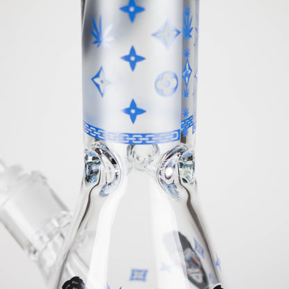 14" 7mm Gorilla Designs Glow In The Dark Beaker Bong – In the Box [FT1892ATS]