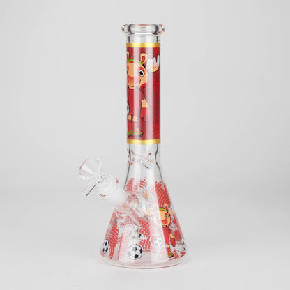 10" soccer world cup Design Glass Beaker Bong
