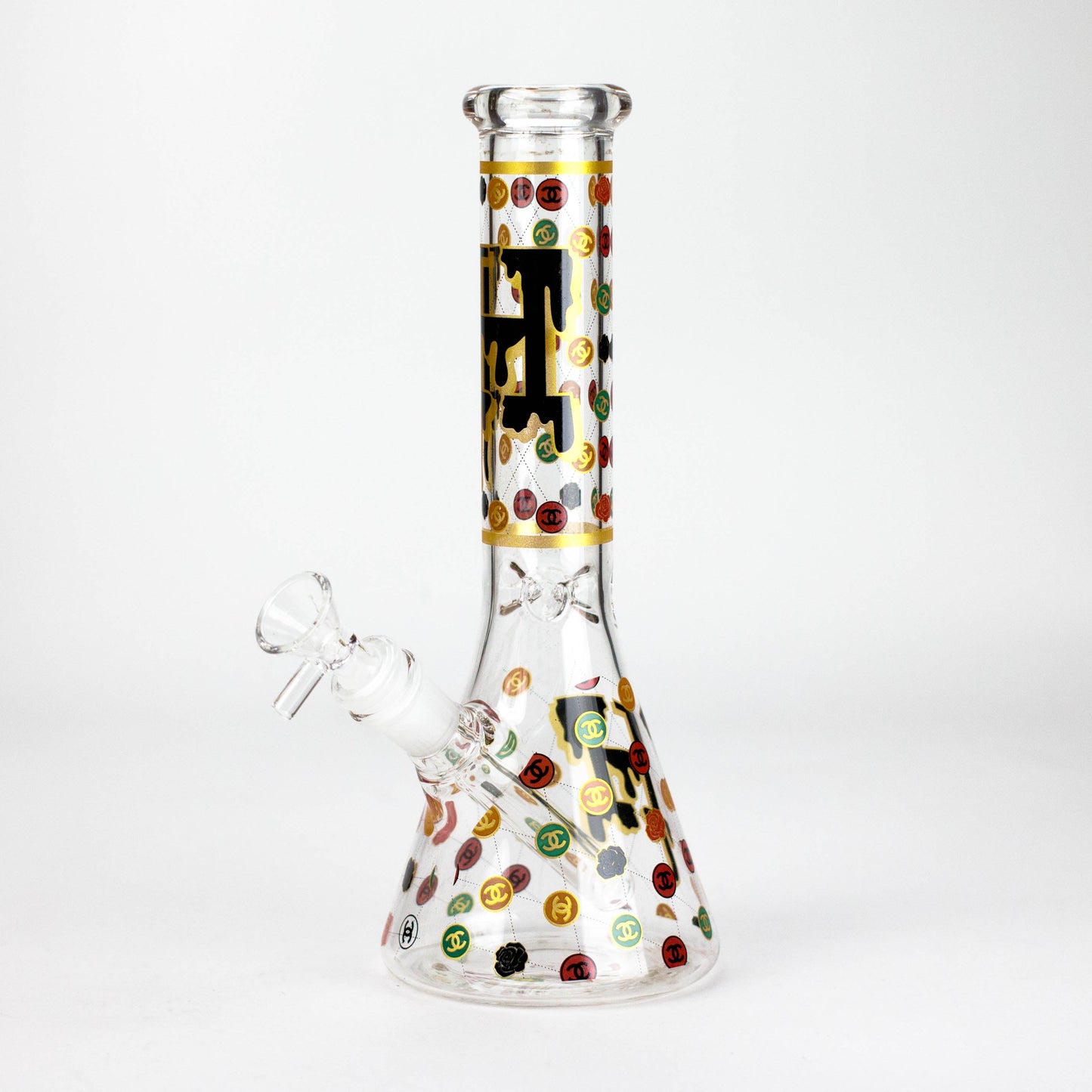10" Fashion Design Glass Beaker Bong