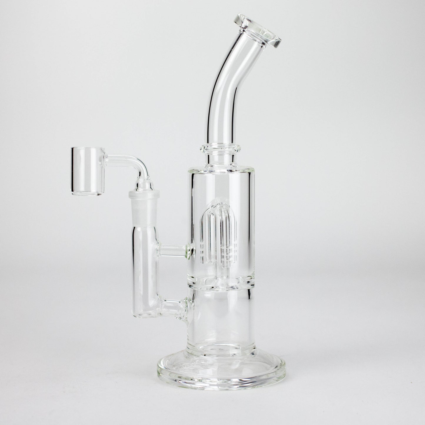9" 2-in-1 Glass Dab Rig with Tree Percolator