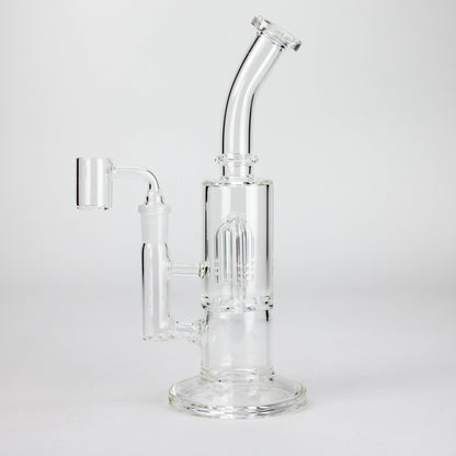 9" 2-in-1 Glass Dab Rig with Tree Percolator