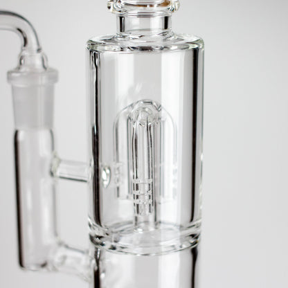 9" 2-in-1 Glass Dab Rig with Tree Percolator