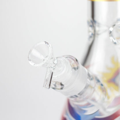 14" Eye Design 7mm Thick Heavy-Duty Glass Beaker Bong