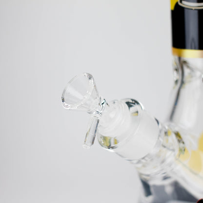 14" Cartoon S  Design 7mm Thick Heavy Duty Glass Beaker Bong