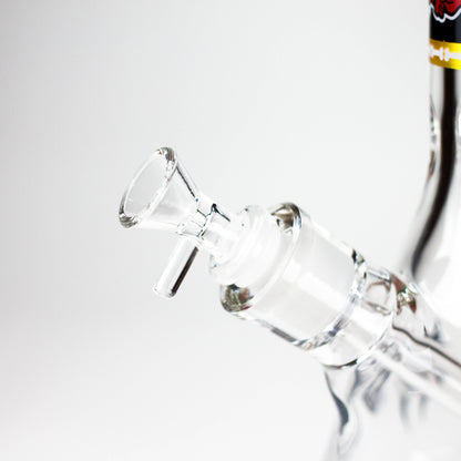 14" Monster Design 7mm Thick Heavy Duty Glass Beaker Bong