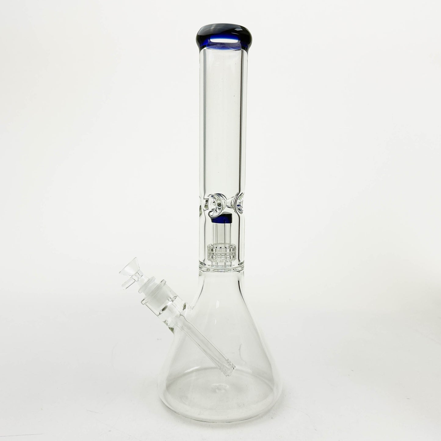 Z16" Color-Accented Glass Water Bong with Percolator