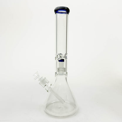 Z16" Color-Accented Glass Water Bong with Percolator