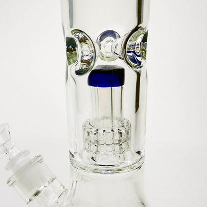 Z16" Color-Accented Glass Water Bong with Percolator