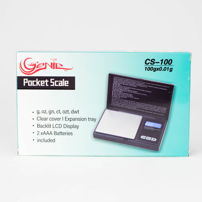 Genie | CS-100 Pocket Scale – 100g × 0.01g