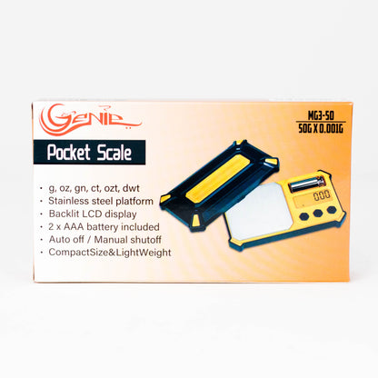 Genie | MG3-50 Pocket Scale – 50g × 0.001g