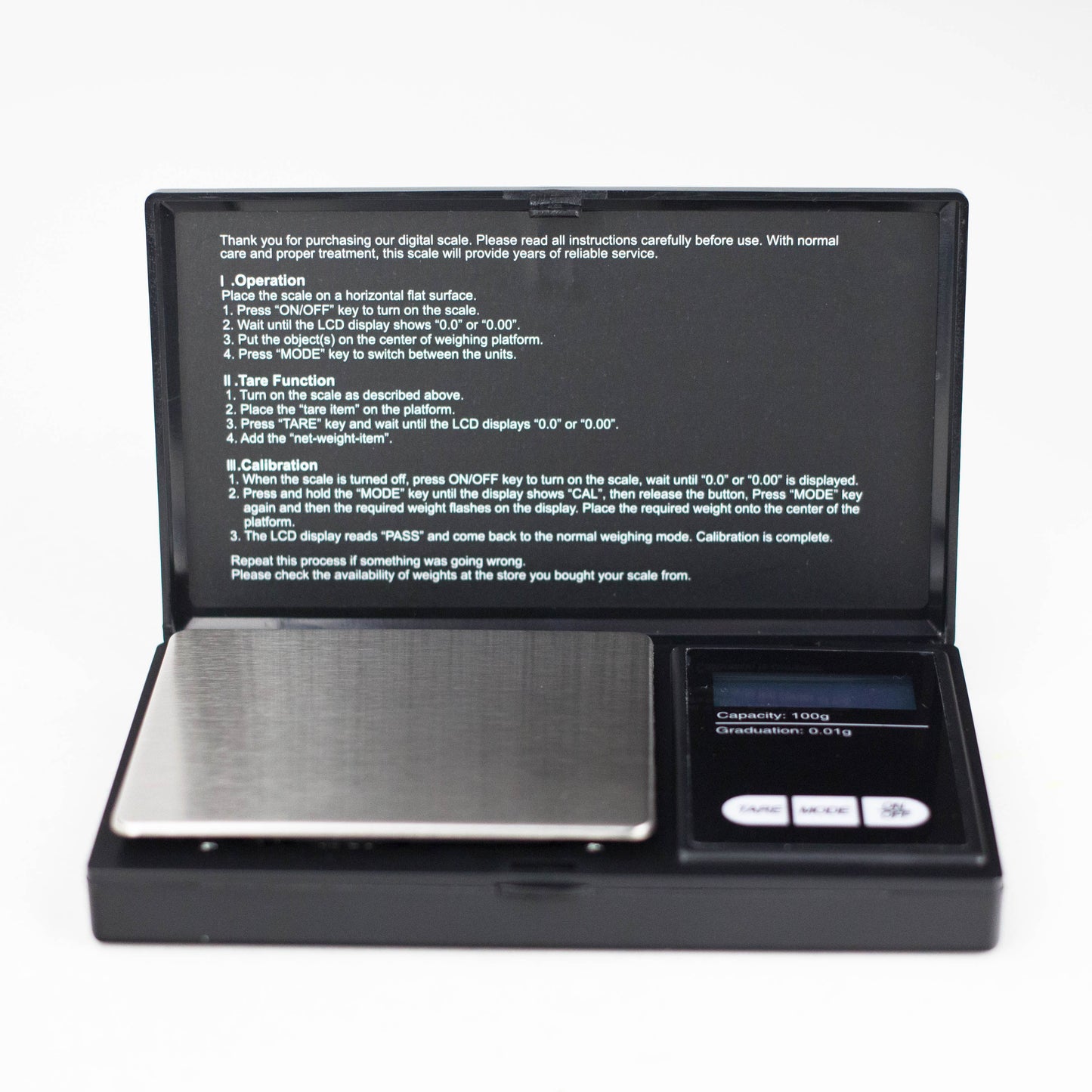 Genie | CS-100 Pocket Scale – 100g × 0.01g