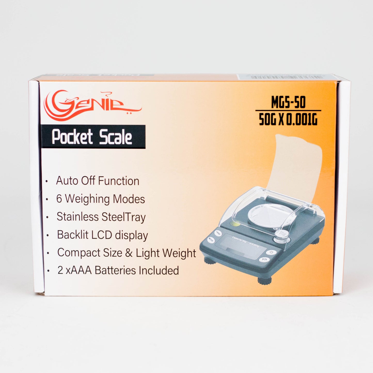 Genie | MG5-50 Pocket Scale – 50g × 0.001g