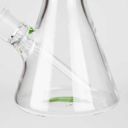 FOGGX | 14" Sandblasted Beaker Glass Water Pipe – 7mm Thick [FT321]