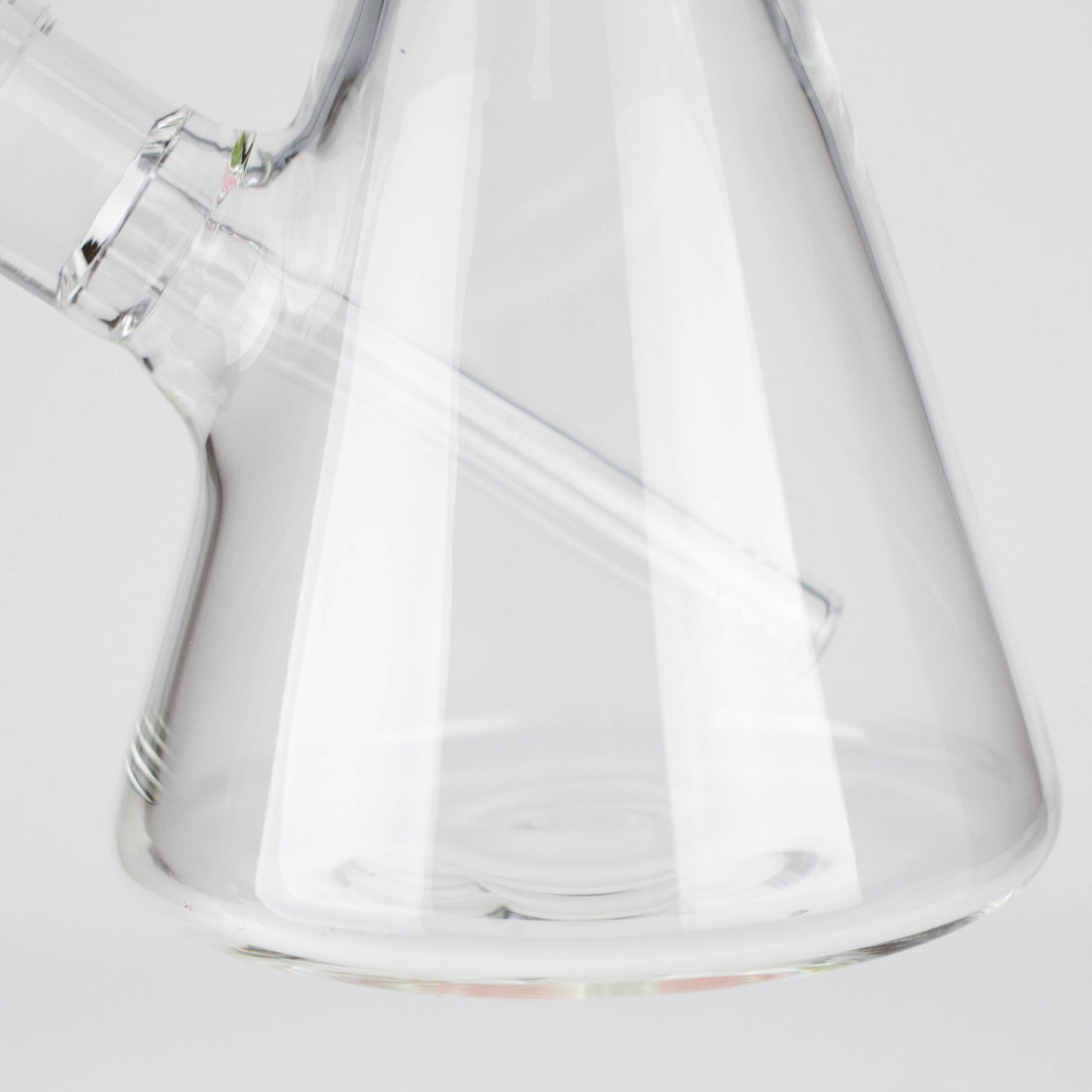 FOGGX | 14" Sandblasted Beaker Glass Water Pipe – 7mm Thick