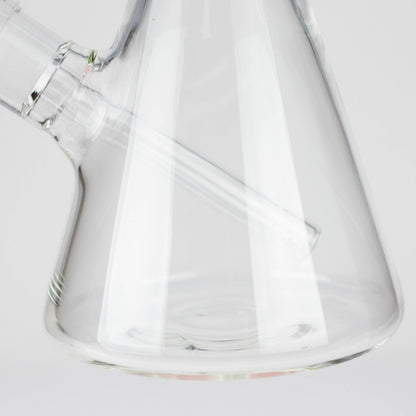 FOGGX | 14" Sandblasted Beaker Glass Water Pipe – 7mm Thick